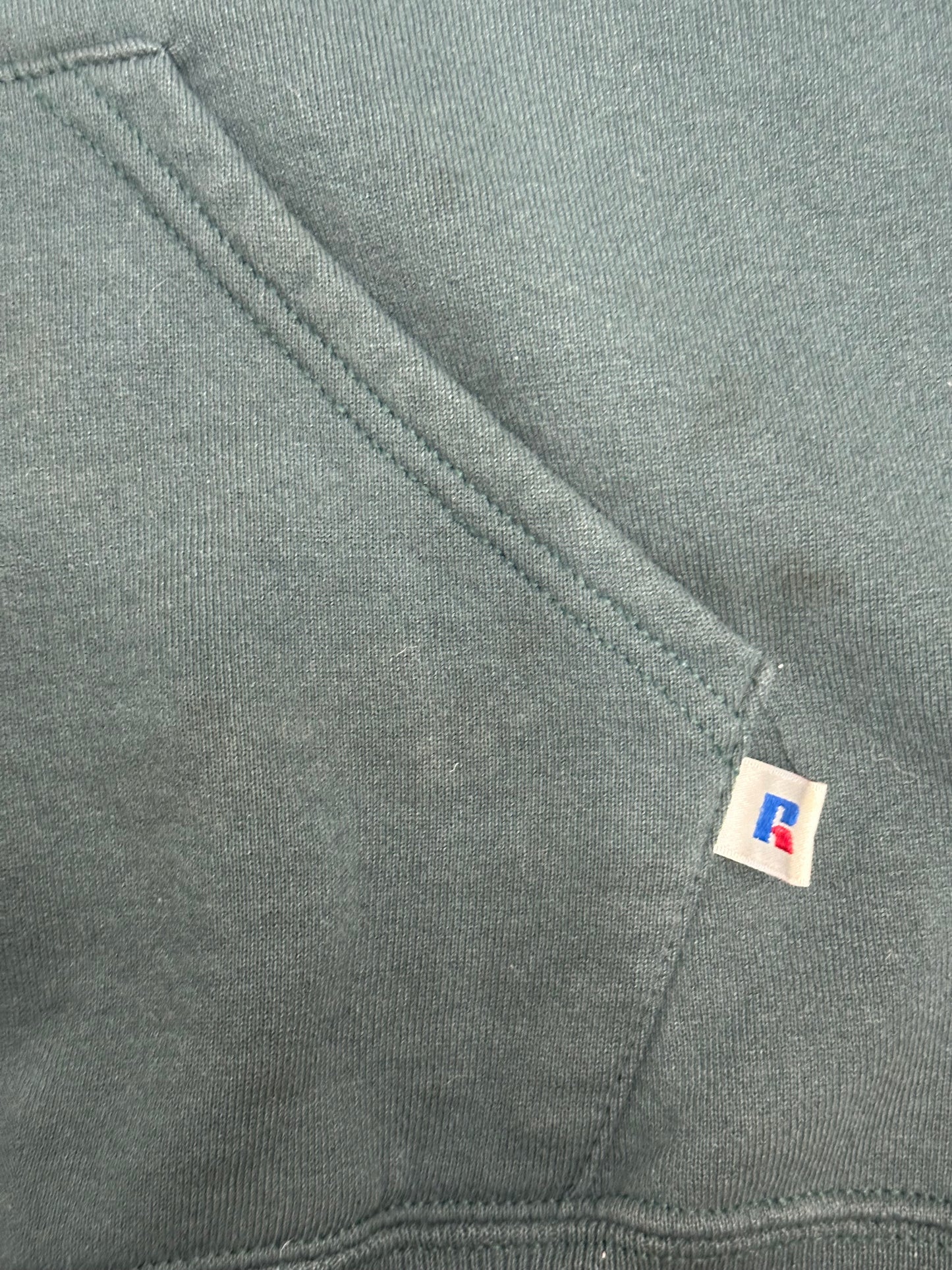 [XL] 90s Russell Khaki Hoodie