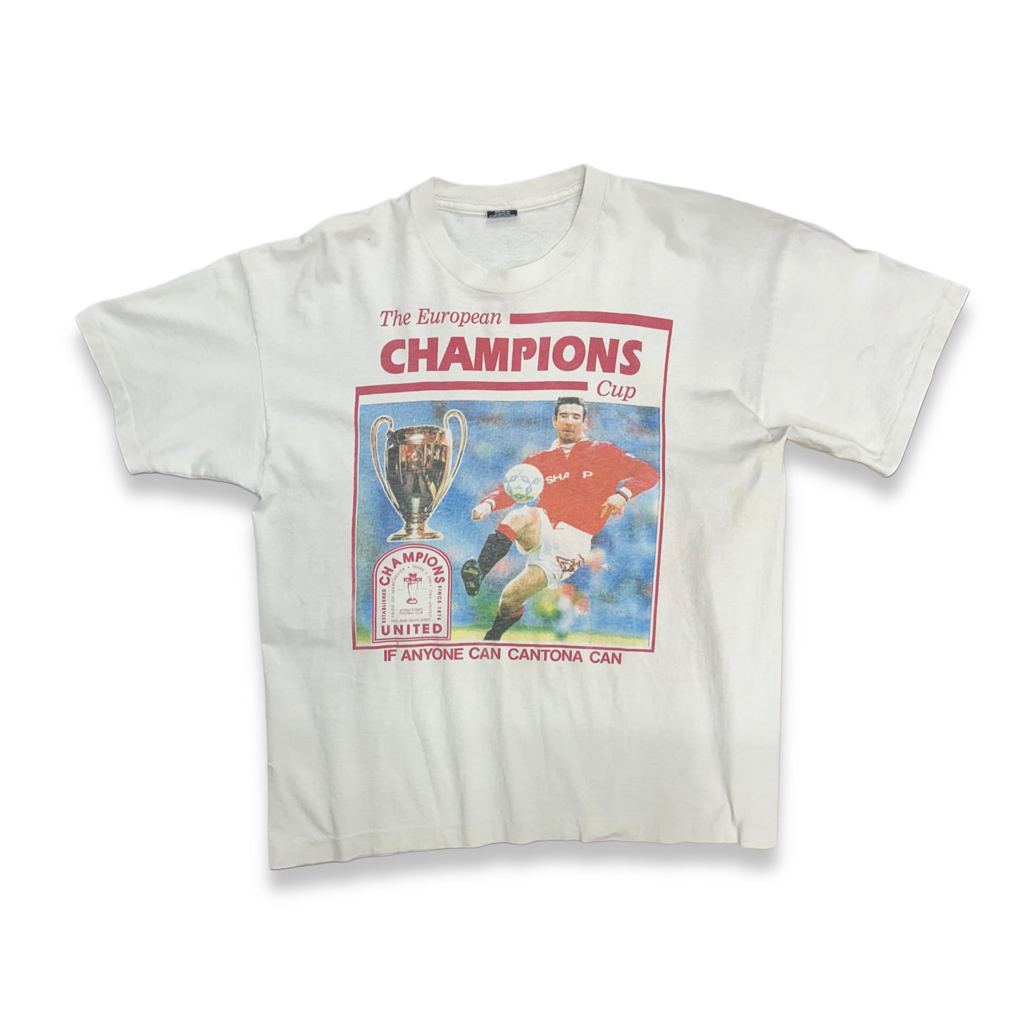 [XL] 90s Eric Cantona Slogan Tee