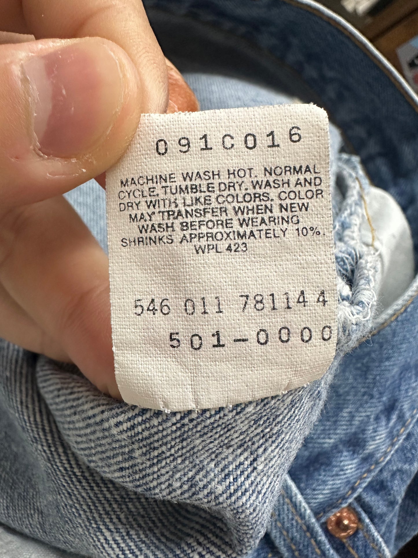 [42x31] 1991' Levi's 501 Denim Pants