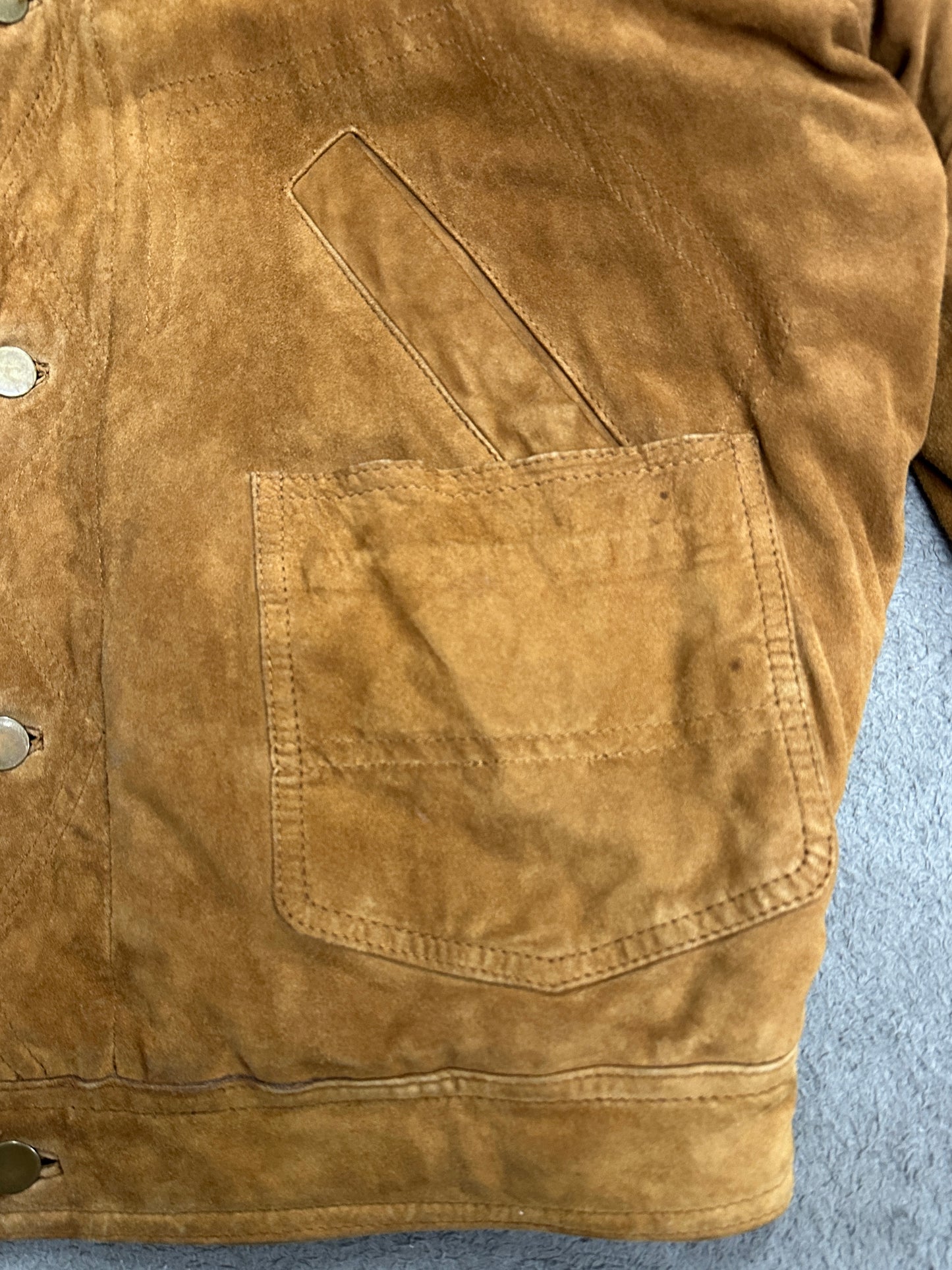 [M] 90s Paul Smith Lamb Suede Leather Jacket