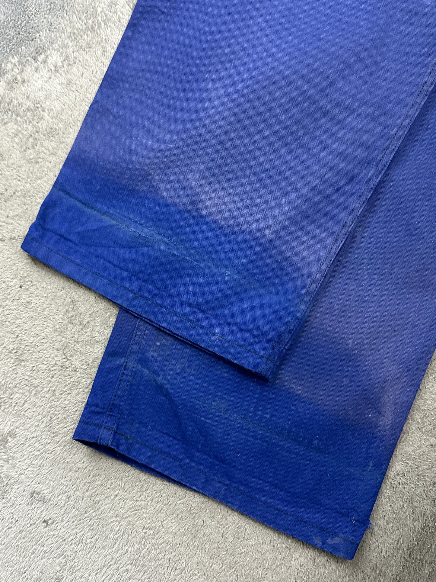 [36] 70s French Herringbone Twill Work Pants