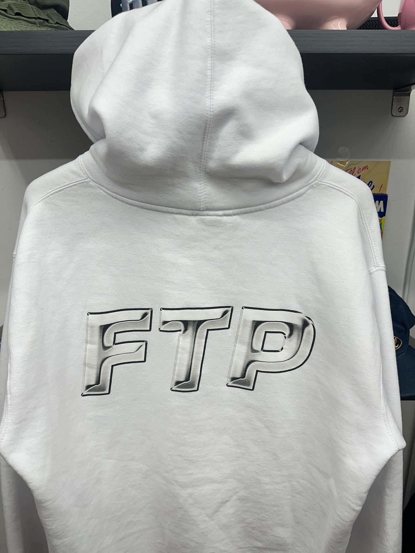 [L] FTP Chrome Logo Hoodie