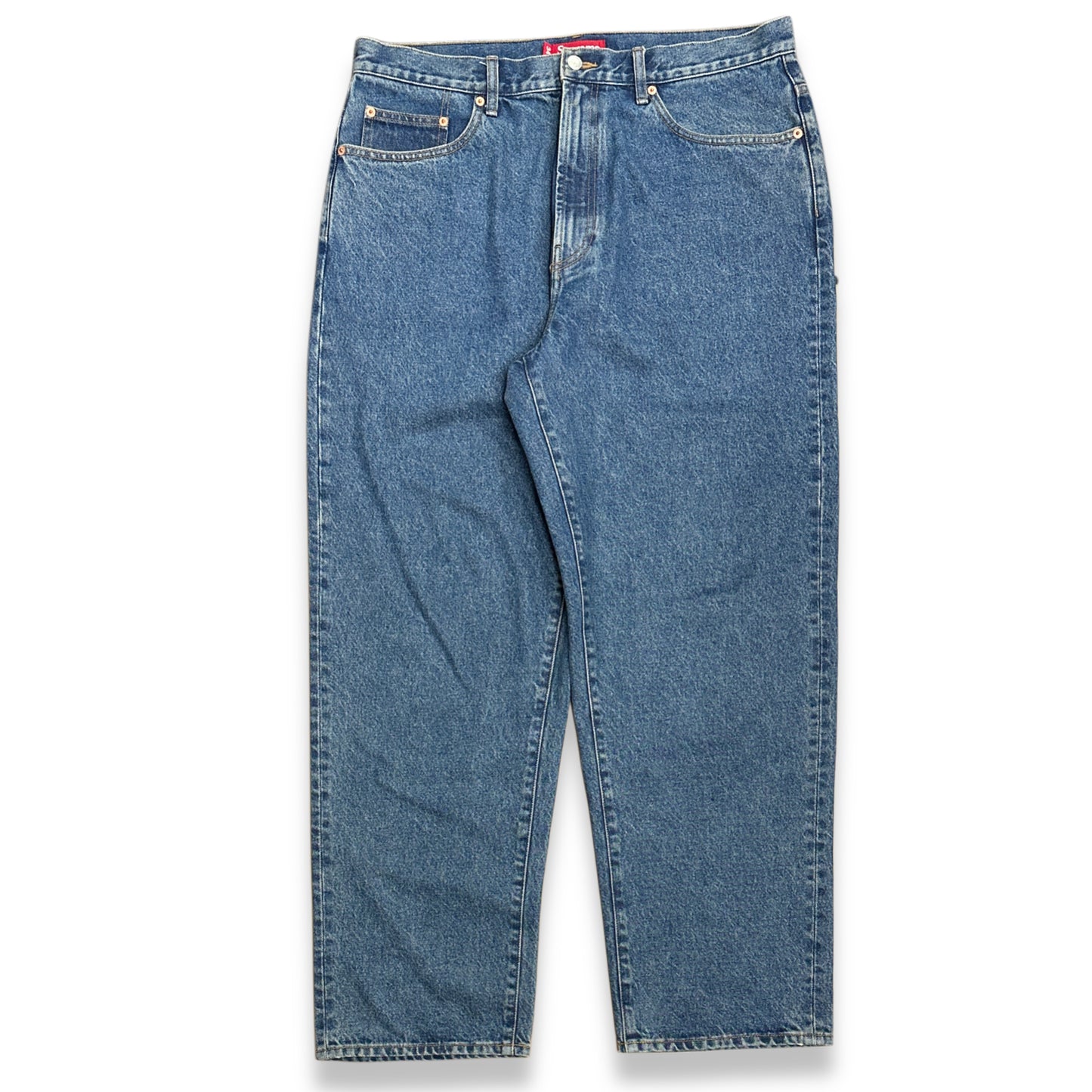 [34] Supreme Baggy Jeans Indigo