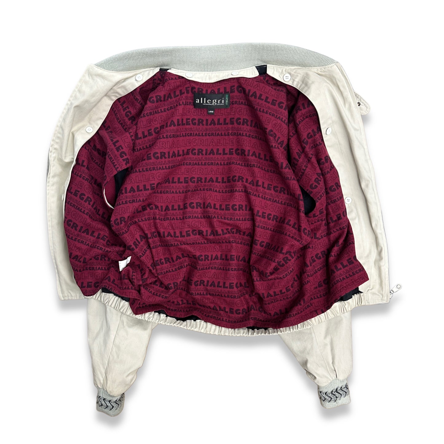 [L] 90s Allegri Cotton Bomber Jacket