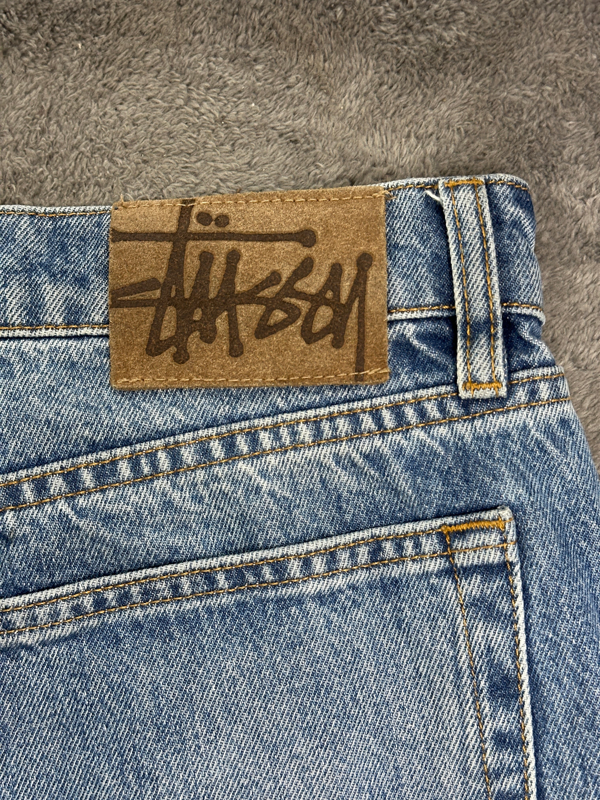 [34] Stussy BIGOL Jean Indigo