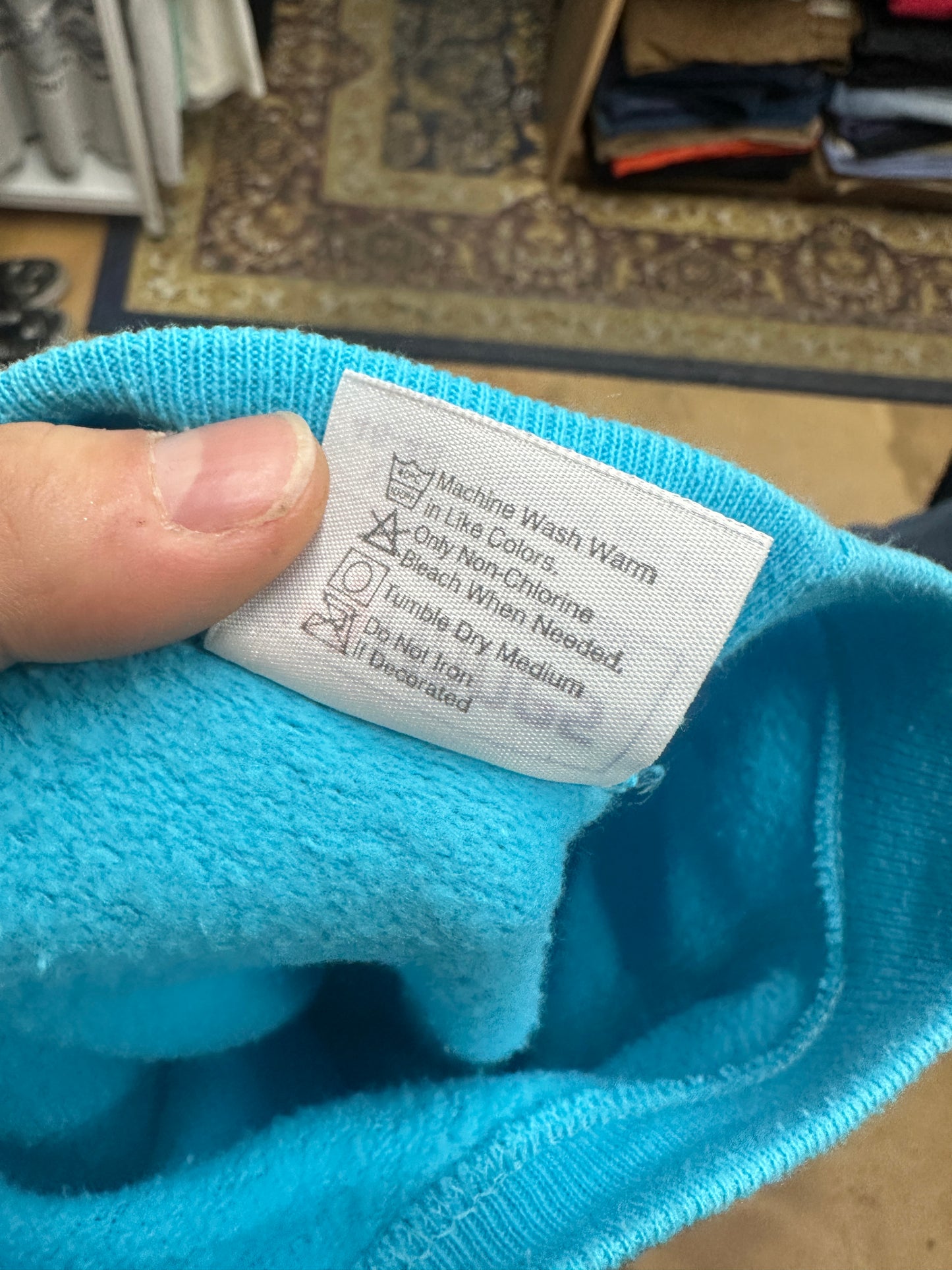 [XL] 80s HANES Skyblue Sweatshirt