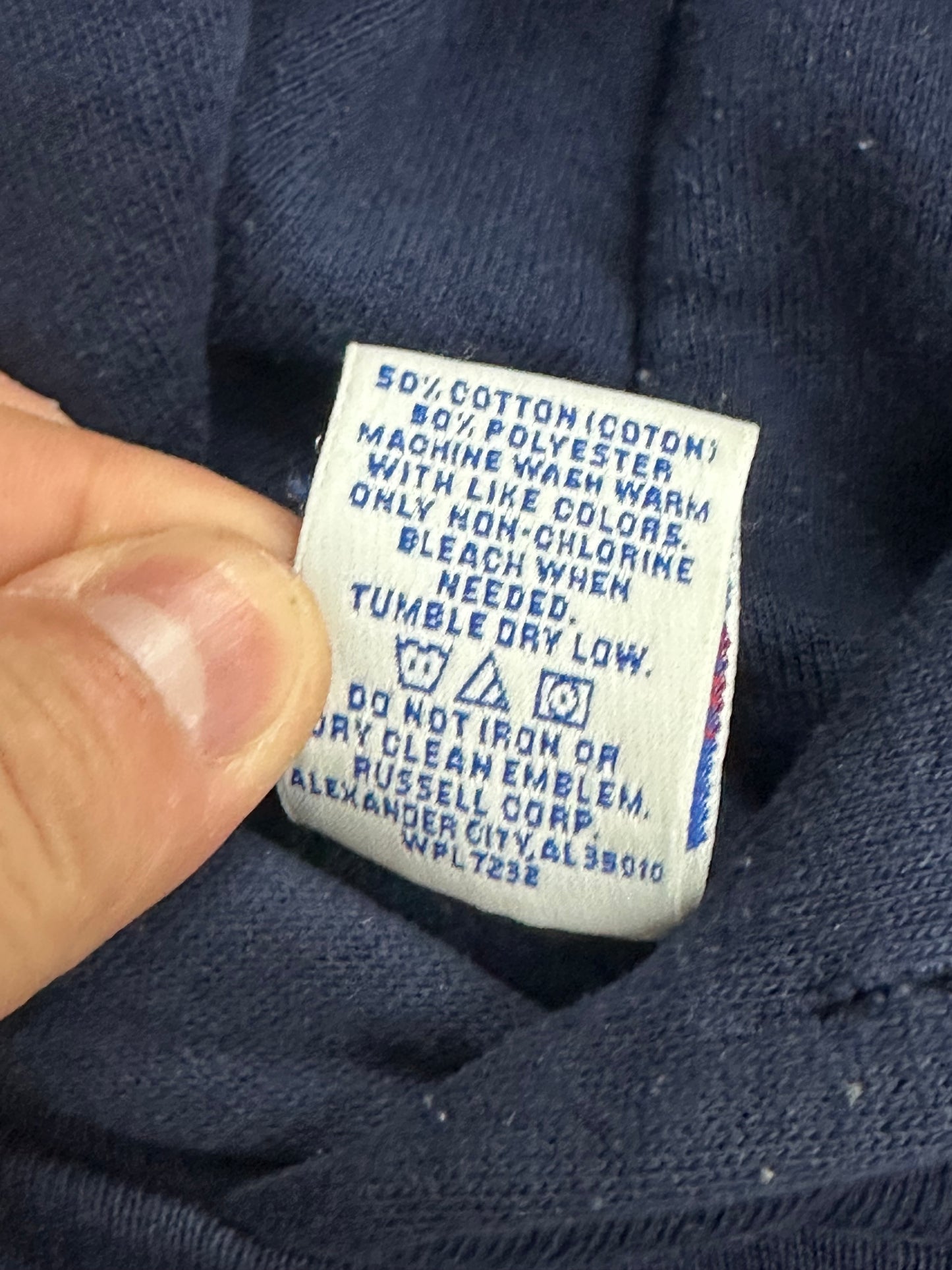 [XL] 90s Russell Navy Hoodie