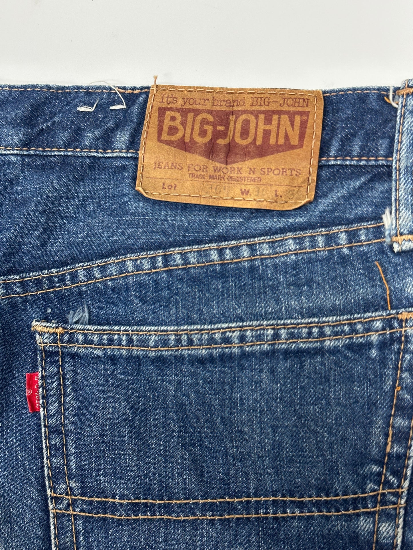 [36x32] Big john Denim pants