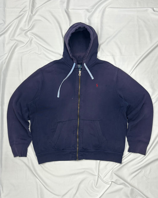 [XL] Polo Ralph Lauren Sunfaded Thermal Hoodie Zip-up