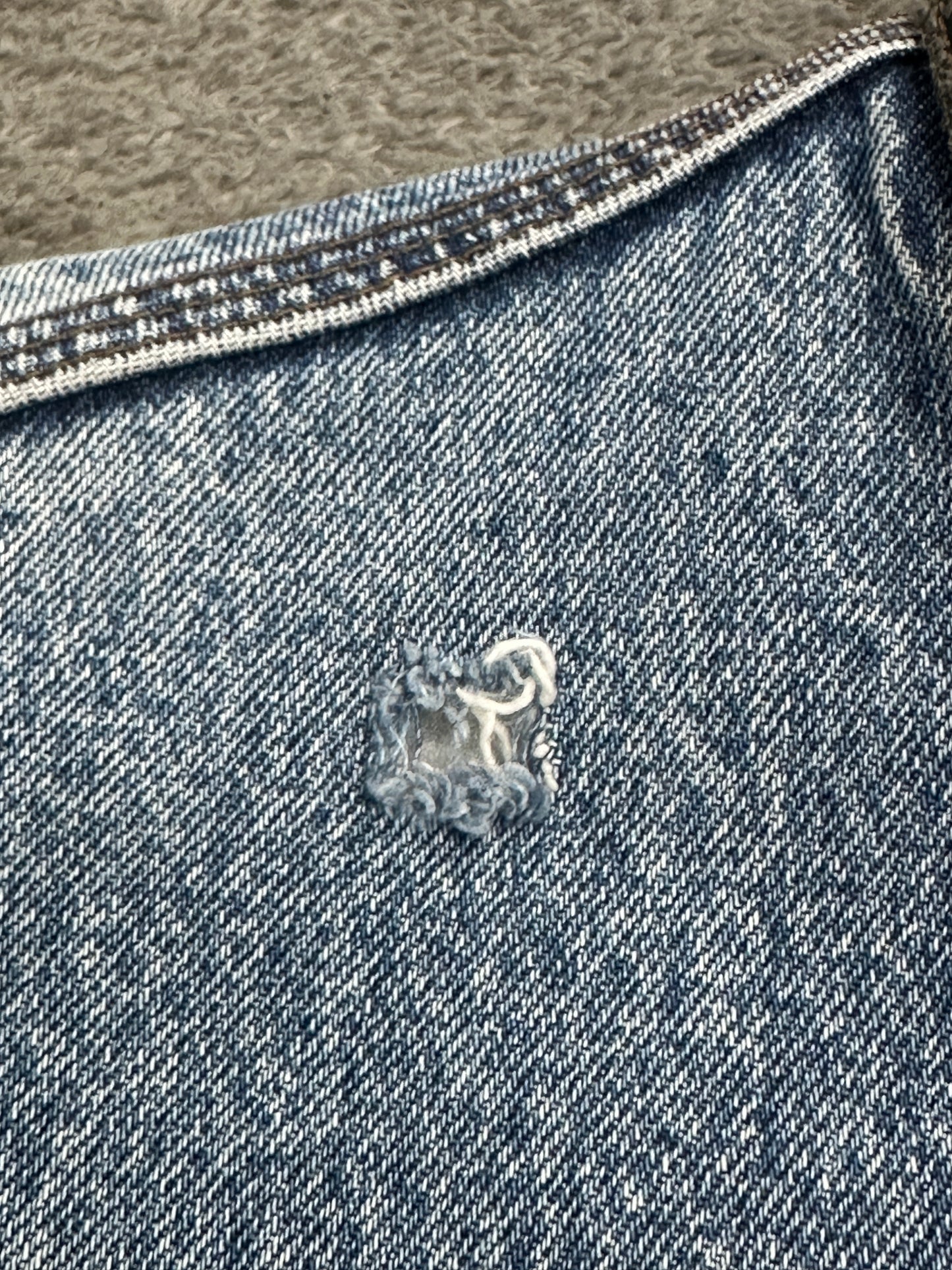 [L] 90s Levi's SilverTab Reversible Denim Quilting Jacket