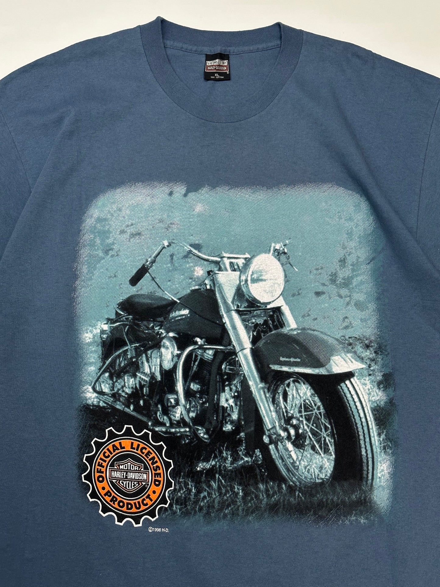 [XL] 90s Harley-Davidson shield Logo Tee