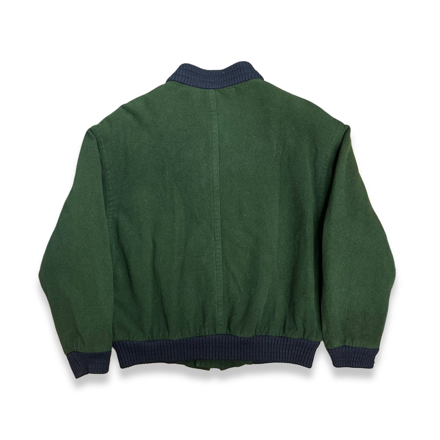 [48] 80s HUGO BOSS Wool/Cashmere Bomber Jacket