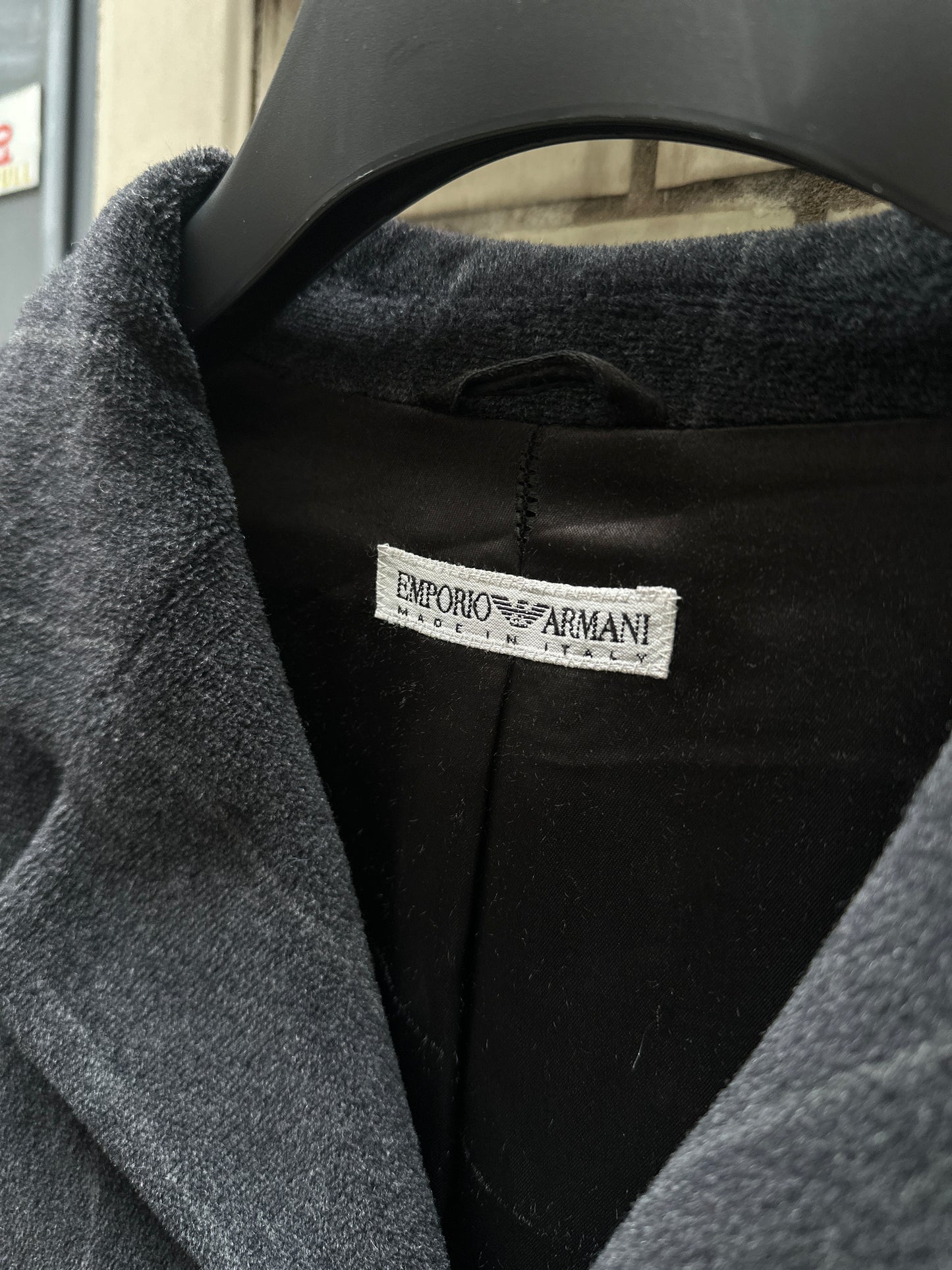 [52] 90s EMPORIO ARMANI Stripe Wool Jacket