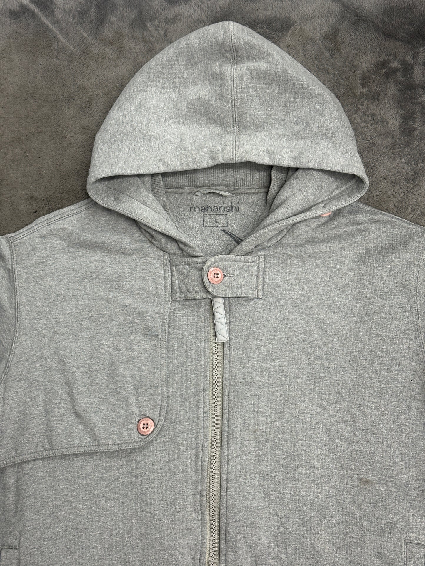 [L] 00s Maharishi Hood Zip-up