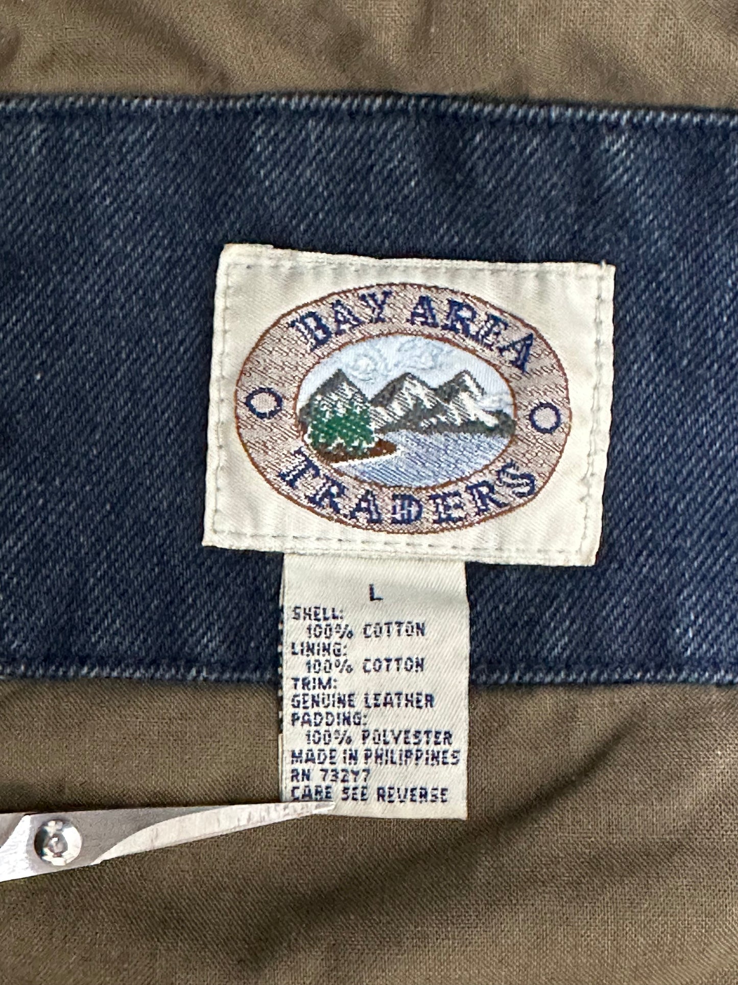 90s Bay Area Denim Chore Jacket L