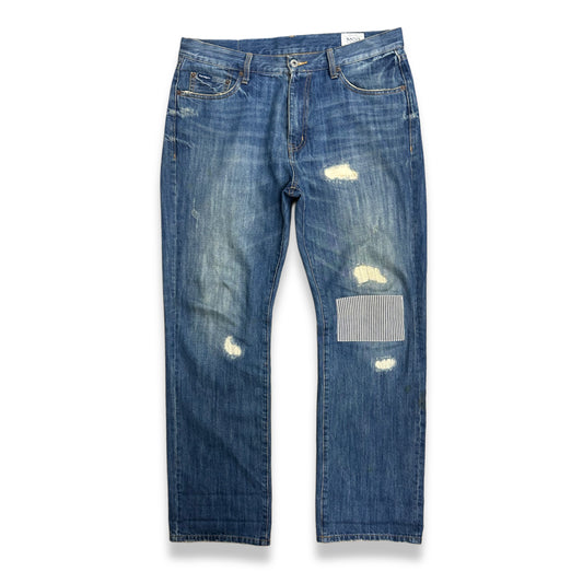 [34] FUCT SSDD Patched Loose Fit Denim Pants