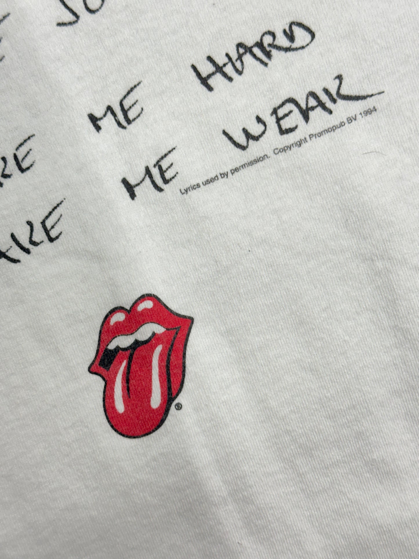 [L] 1994' Rolling Stones 'Love is Strong' Band Tee