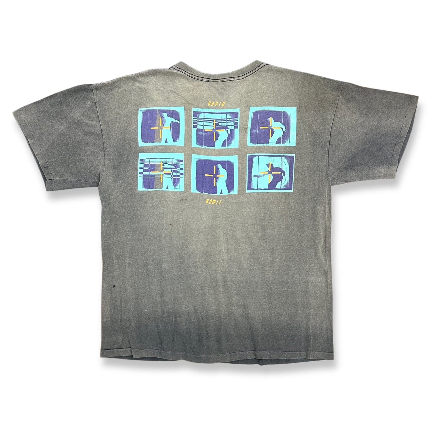 [OS] 1990' David Bowie Sound+Vision World Tour Faded Tee
