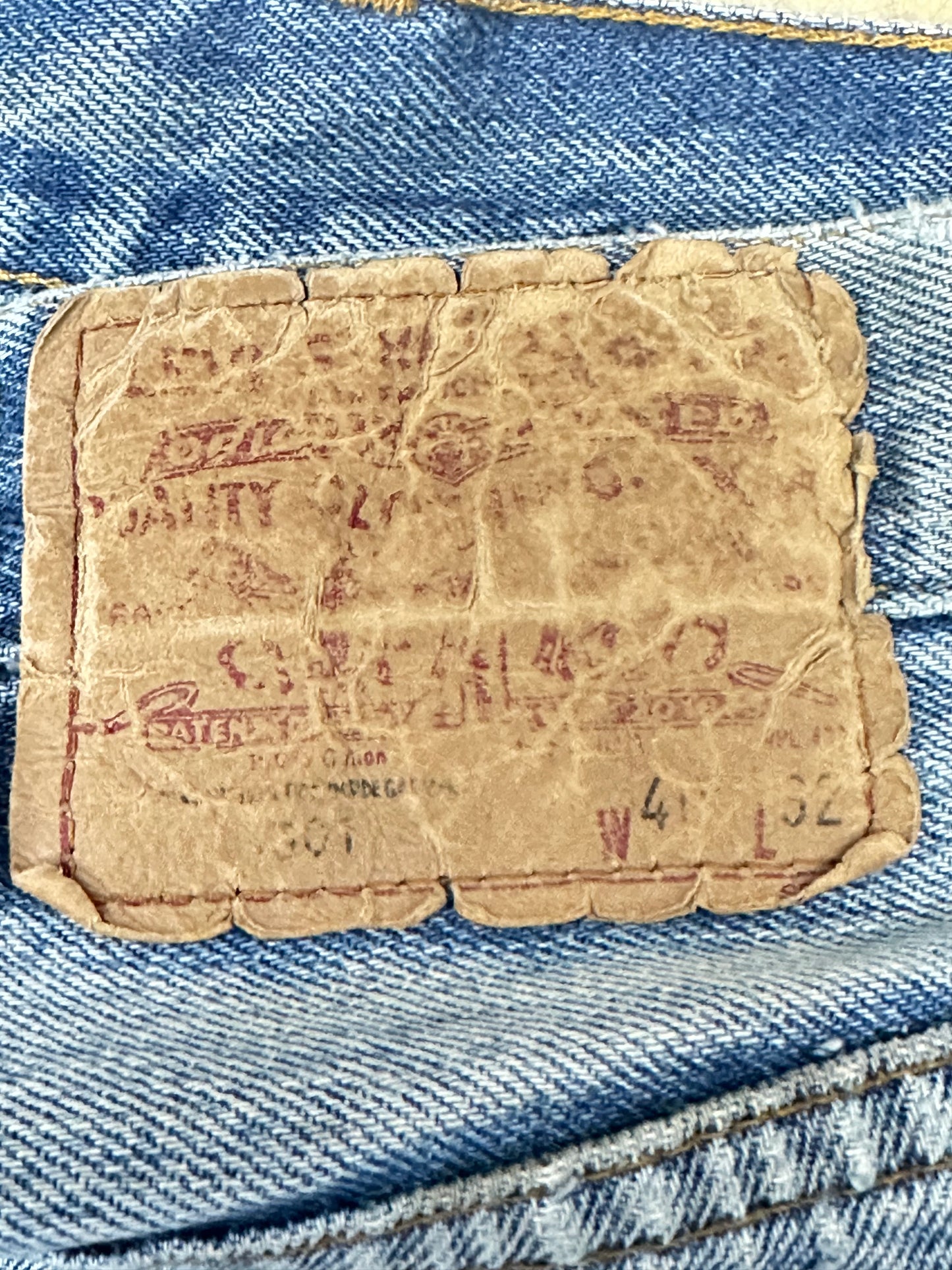 [40x32] late 80s Levi's 501 Denim Pants