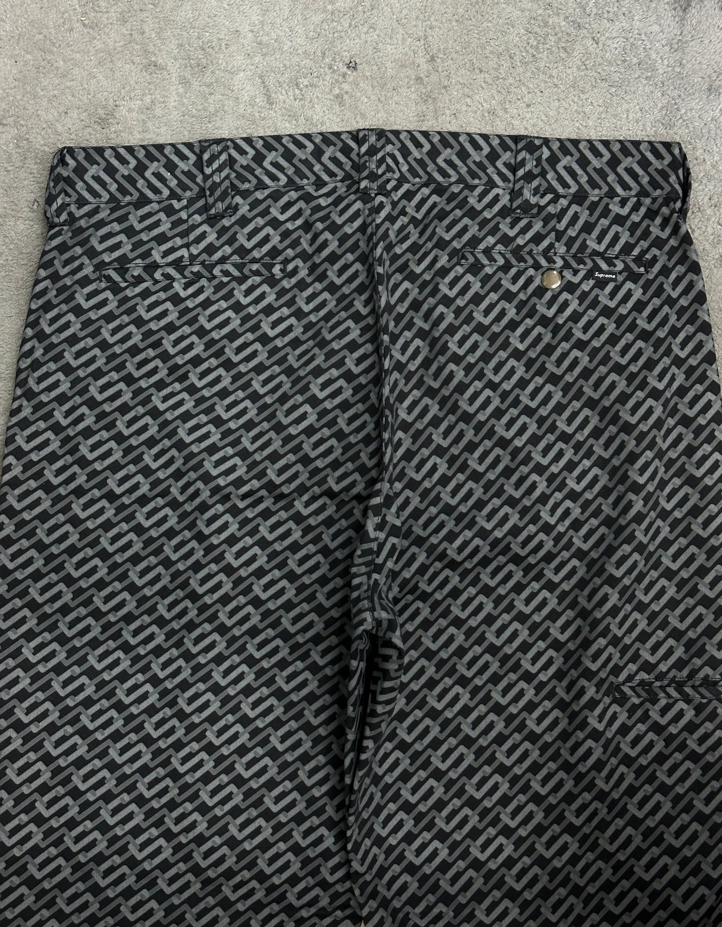 [36] Supreme Monogram Work Pants