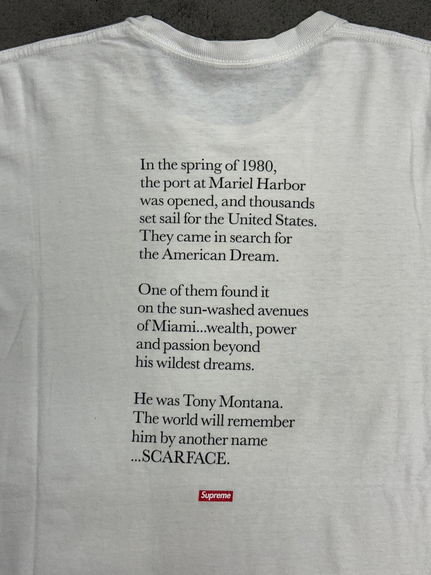 [L] Supreme x Scarface Movie Tee