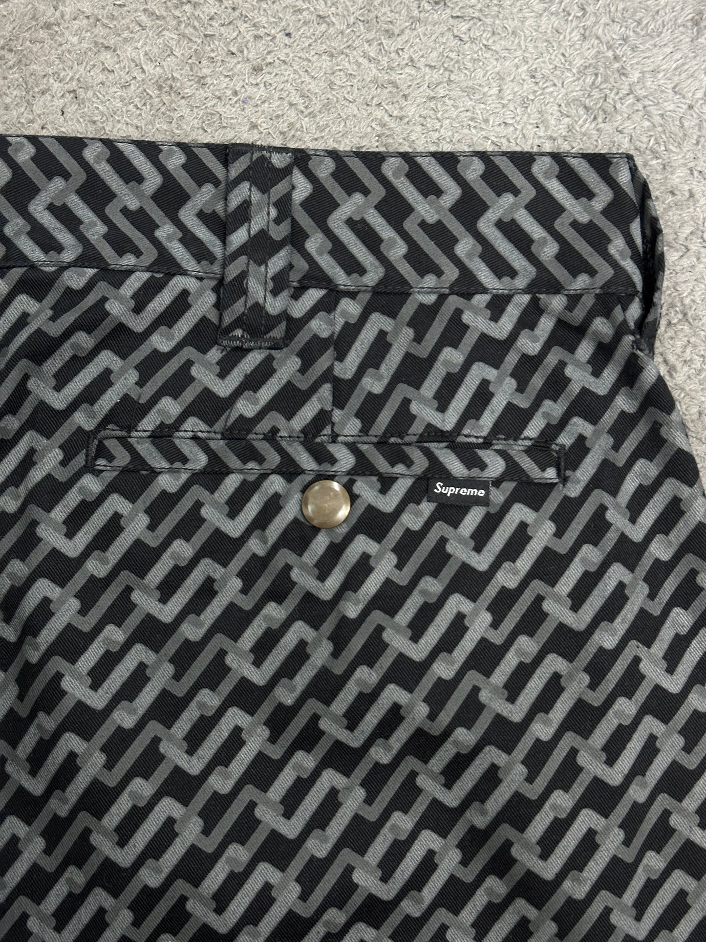 [36] Supreme Monogram Work Pants