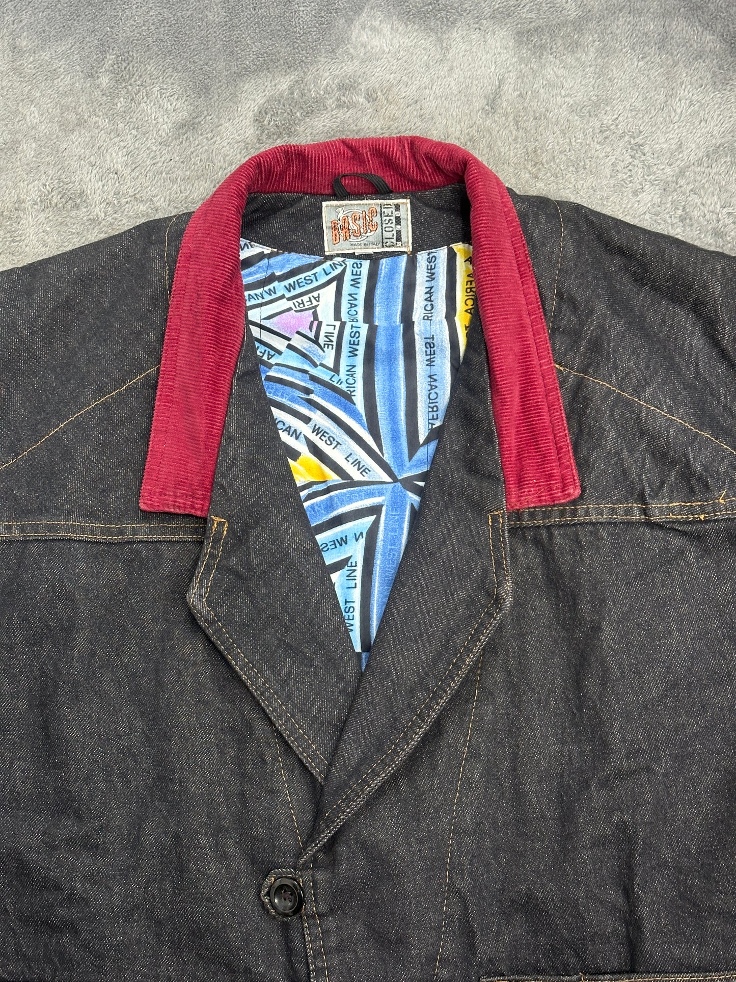 [46] 80s Closed by Marithe Fancois Girbaud Denim Jacket