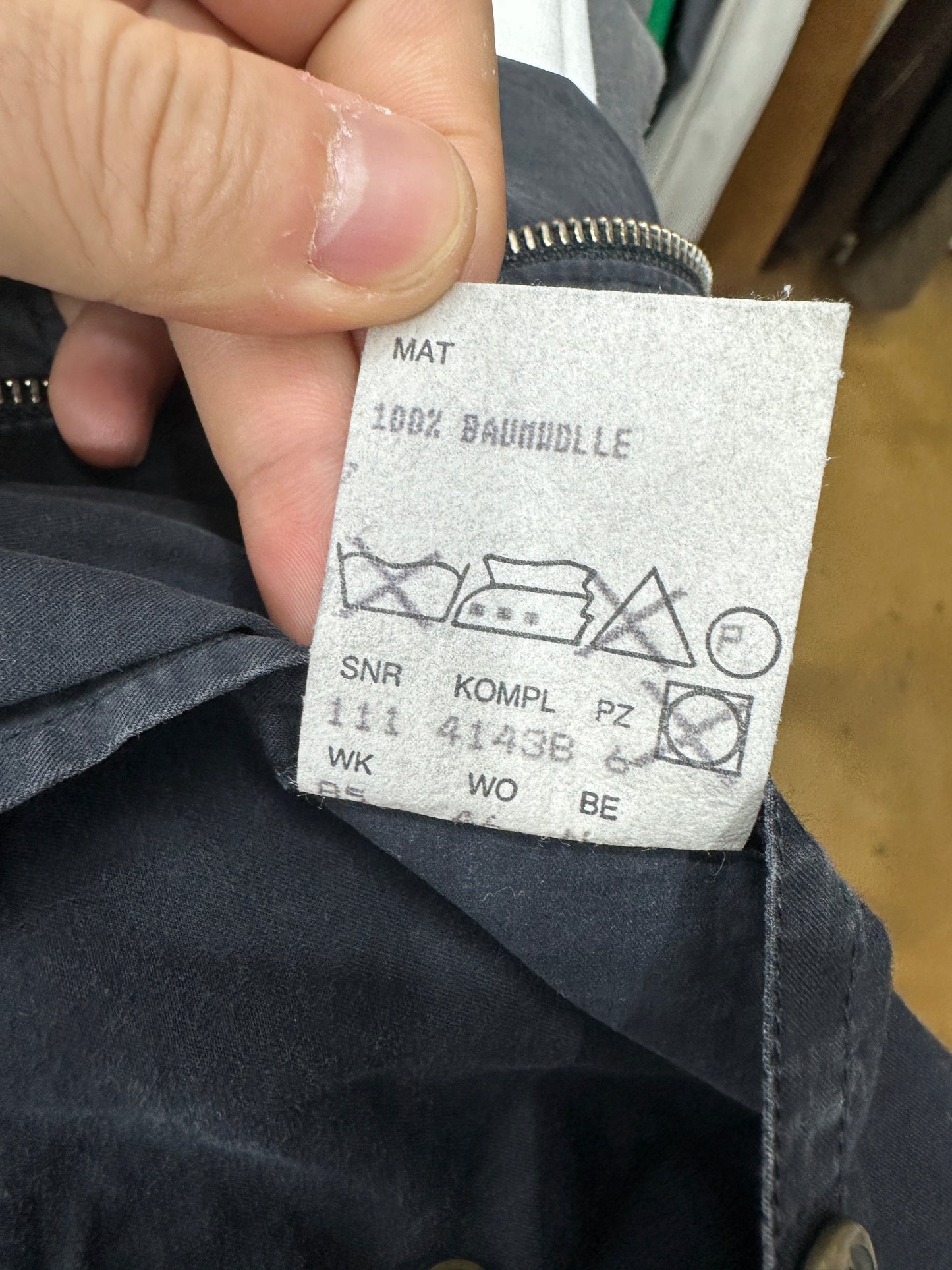 [XL] 80s HUGO BOSS Faded Bomber Jacket