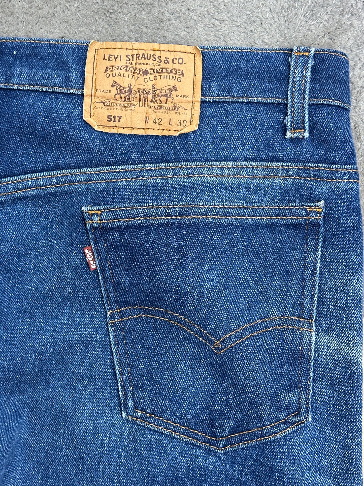 [42x30] 1988' Levi's 517 Bootcut Denim Pants