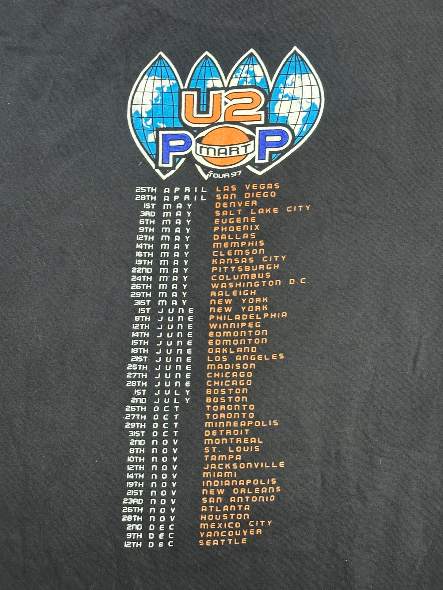 [XL] 1997' U2 Pop Mart Tour Tee