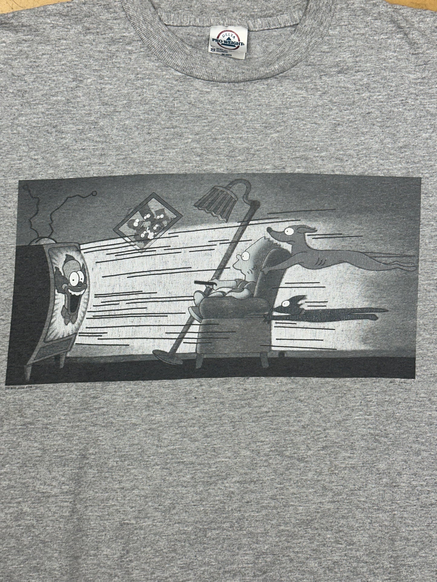 [L] 2002' the Simpsons Maxell Parody Tee
