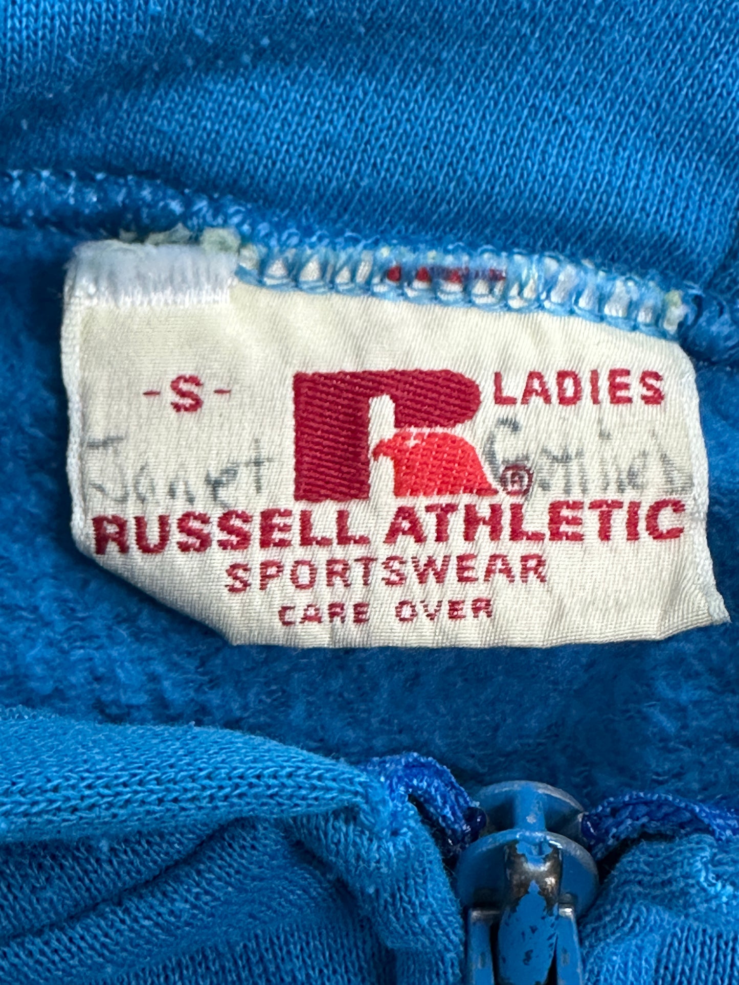 [S] 70s Russell Ladies Hood Zip-up