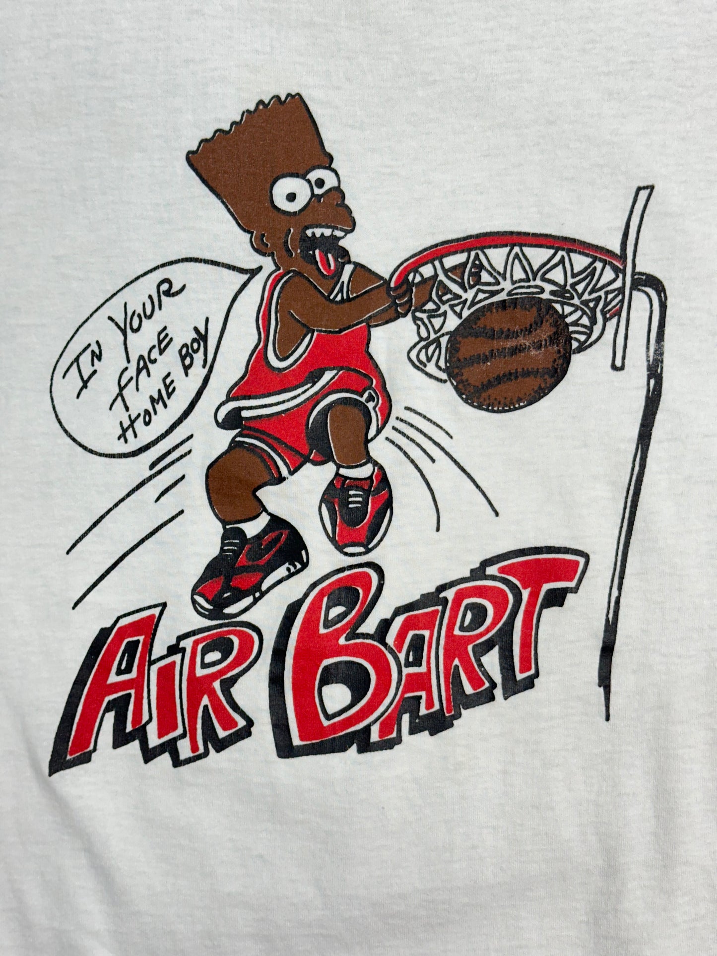 [L] 90s Air Bart Simpson Cartoon Tee