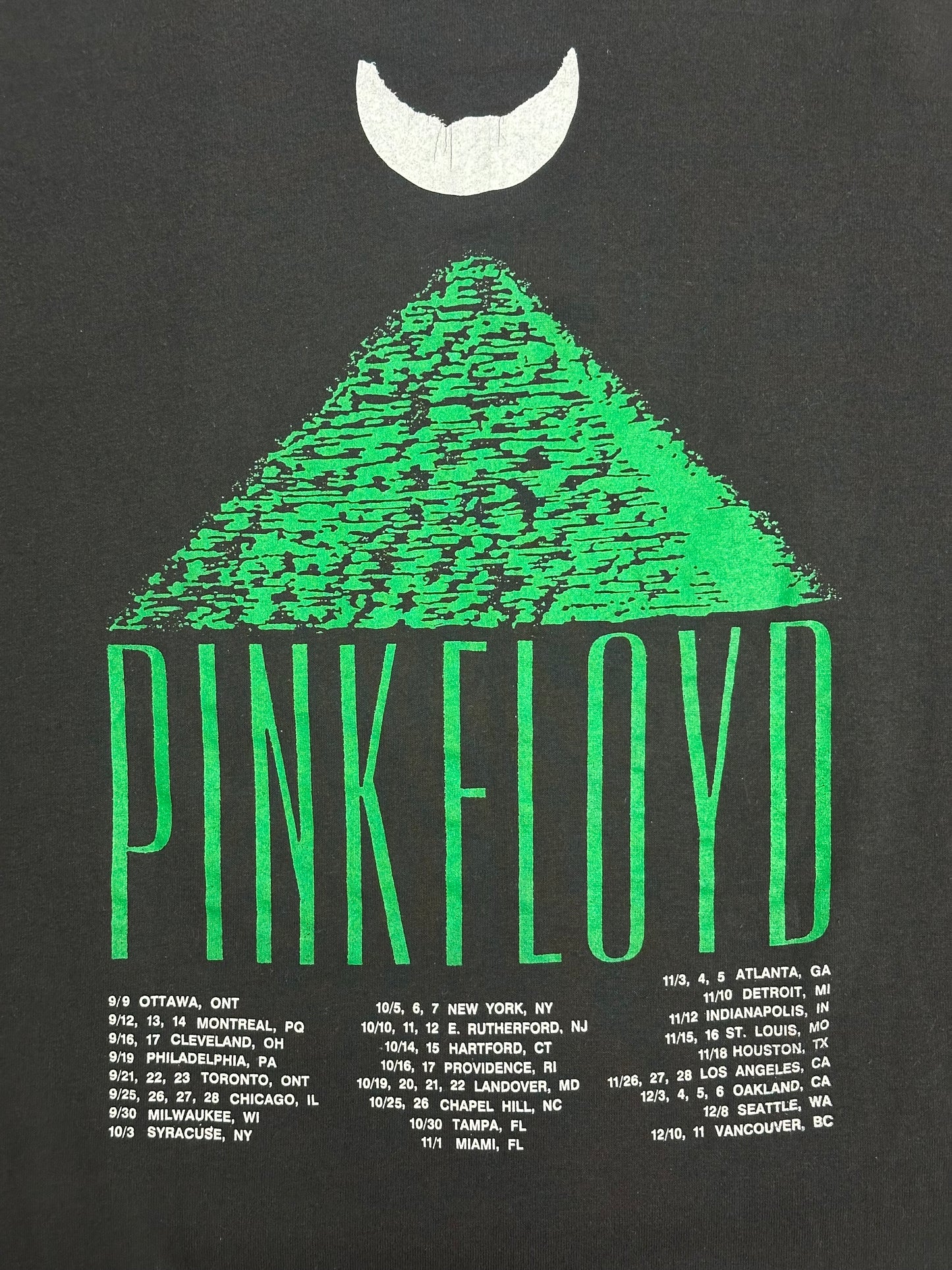 [M] 1987' Pink Floyd World Tour Tee