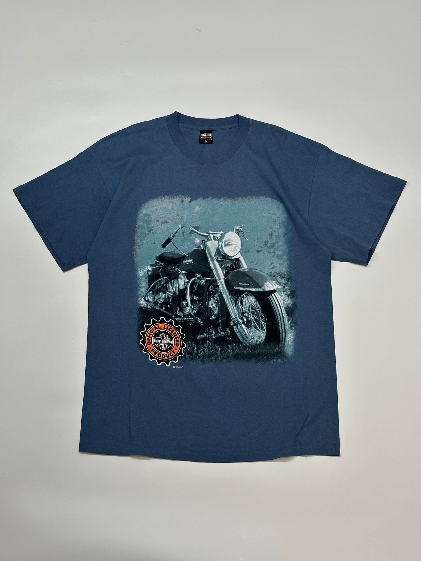 [XL] 90s Harley-Davidson shield Logo Tee