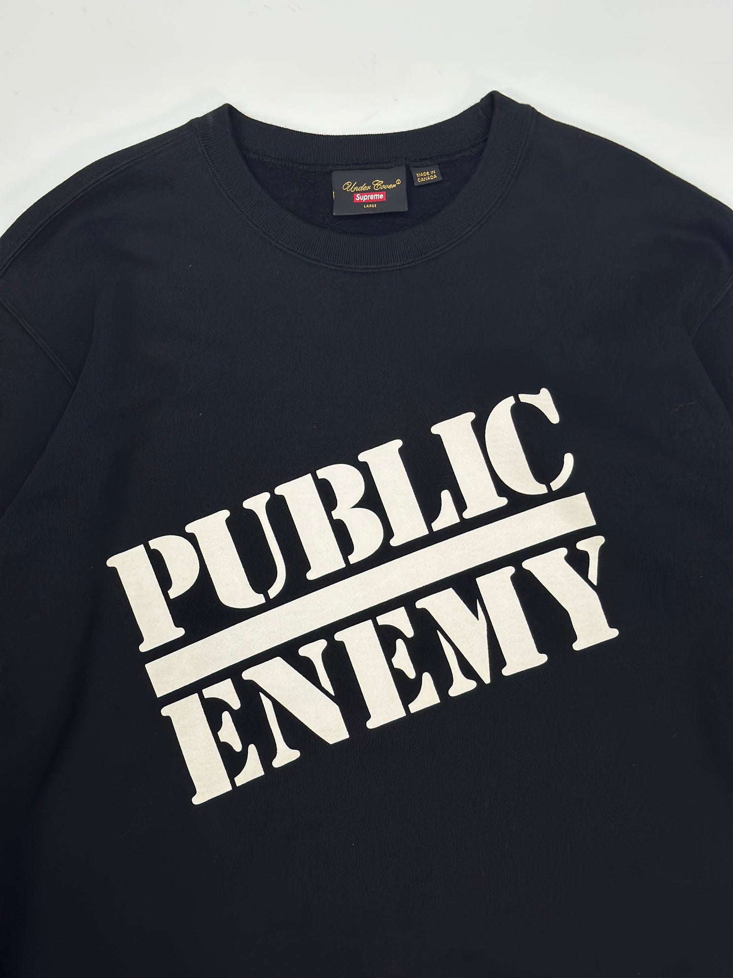 [L] 18SS Supreme x Undercover PUBLIC ENEMY Sweatshirt