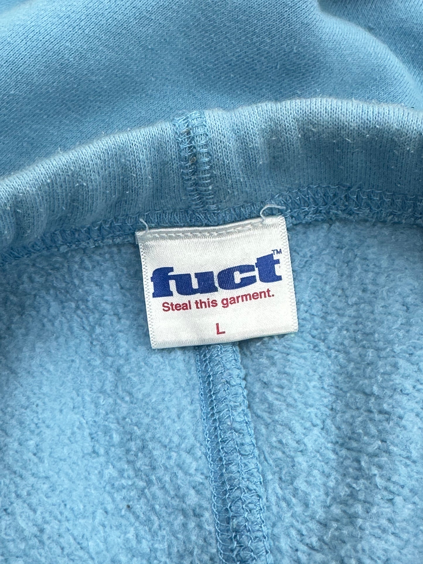 [L] FUCT Sky blue SweatPants