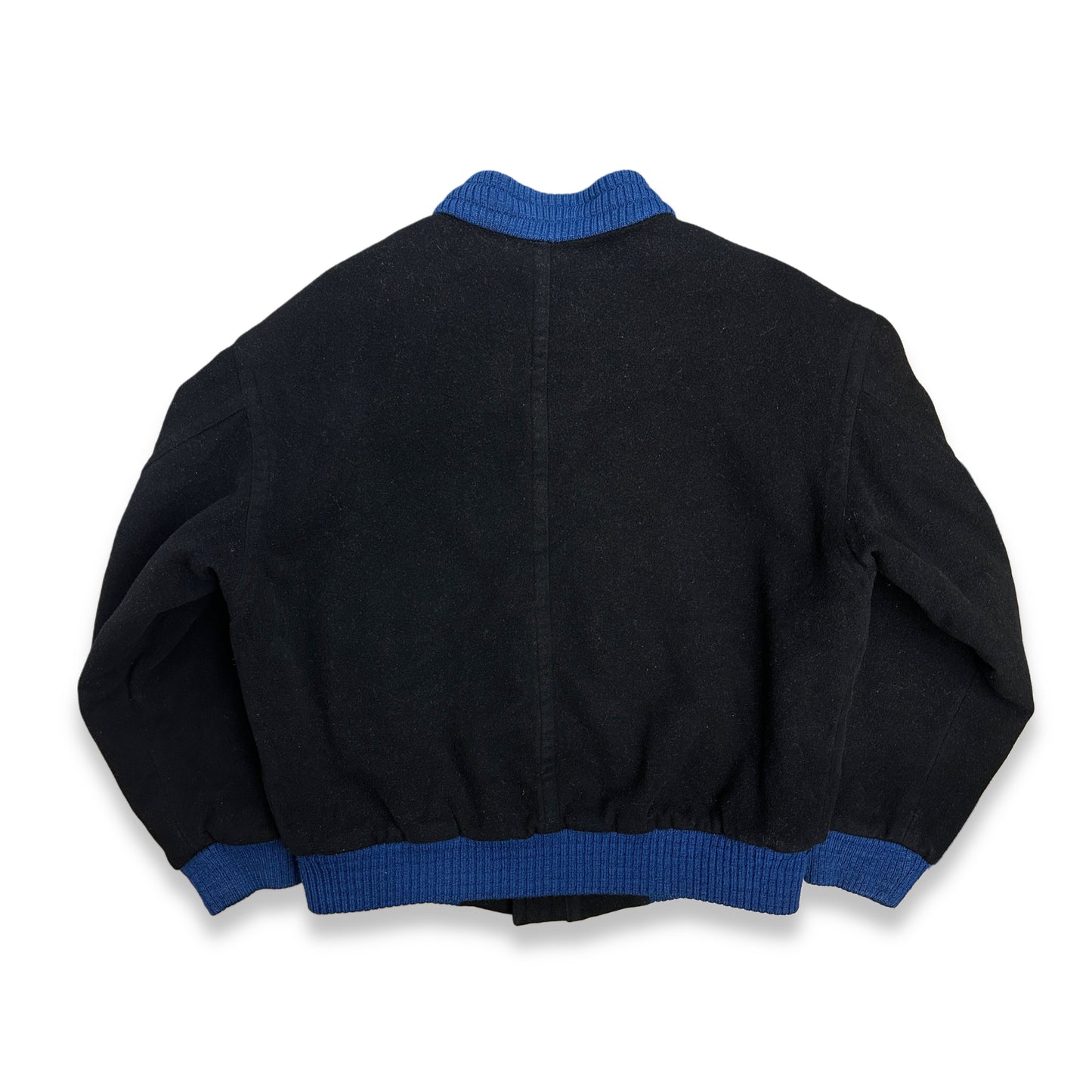 [48] 80s HUGO BOSS Wool/Cashmere Bomber Jacket