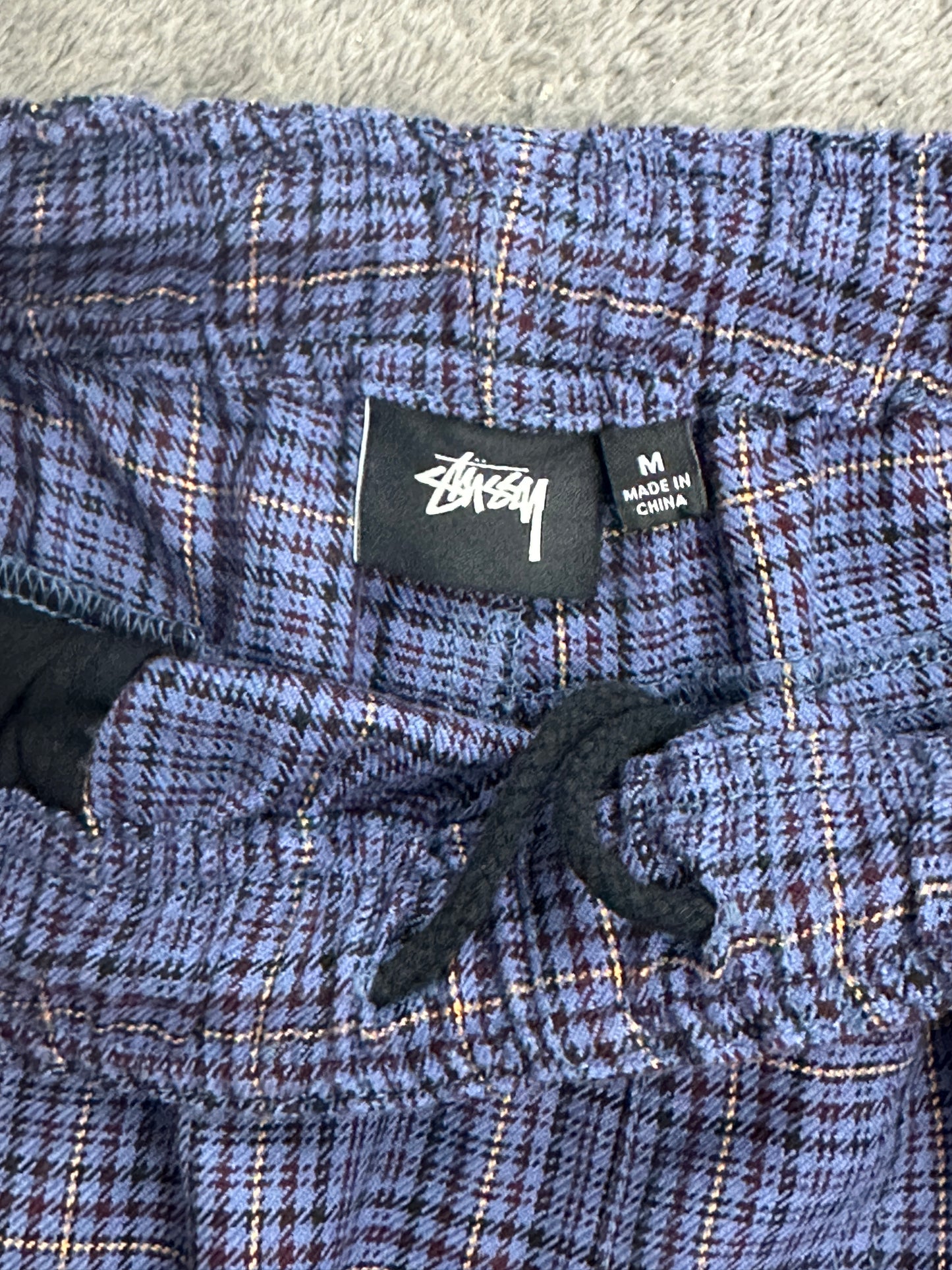 [M] Stussy Check Beach Pants