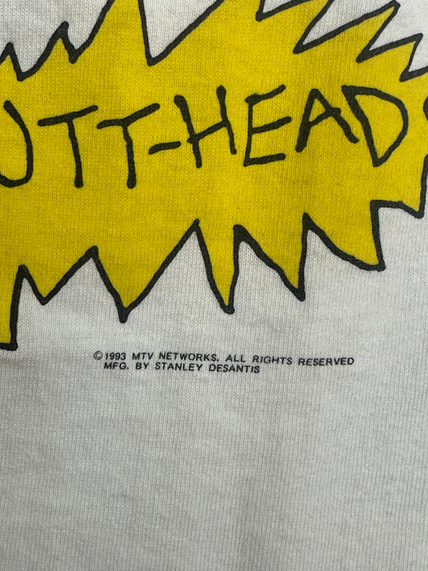 [L] 1993' Beavis and Butt-Head Cartoon Tee