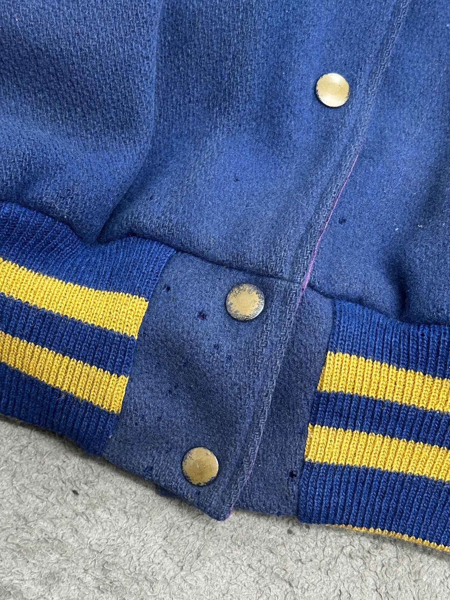 [M] 60s Spurs Reversible Wool Varsity Jacket