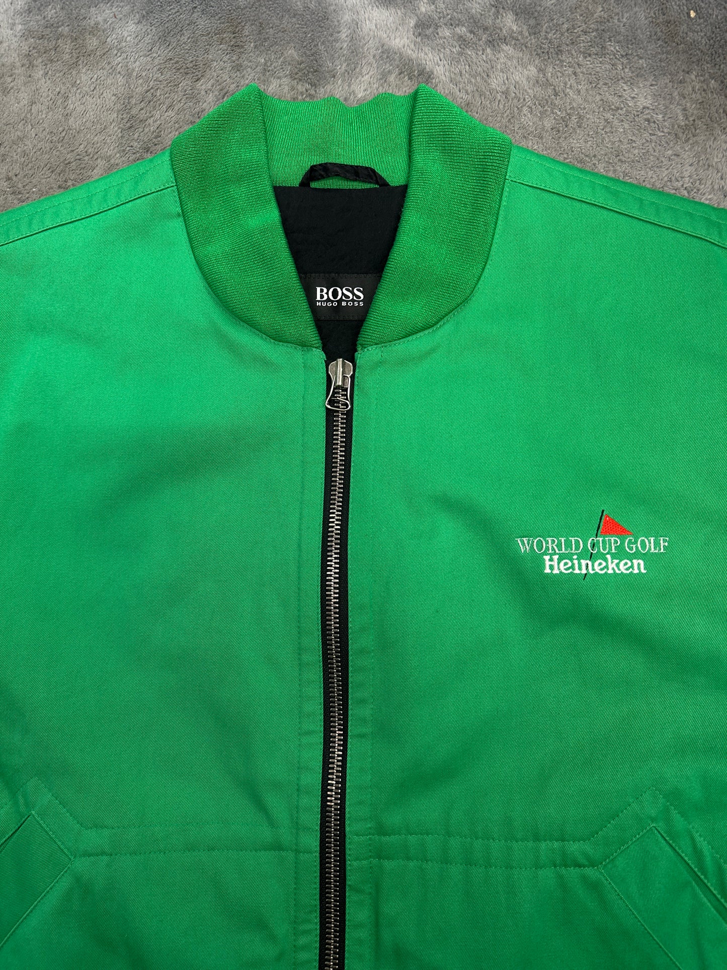 [XXL] 90s HUGO BOSS Heineken Sponsorship Jacket