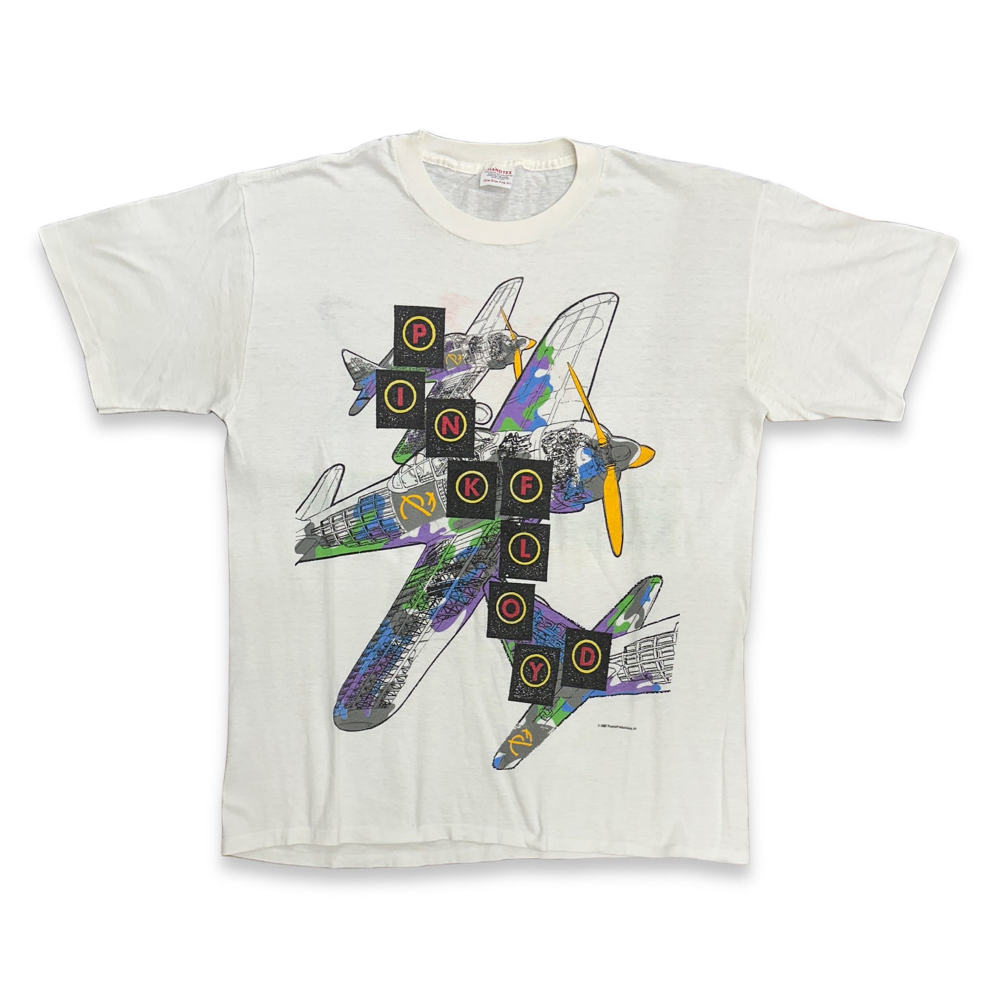 [XL] 1987' PINK FLOYD World Tour Tee