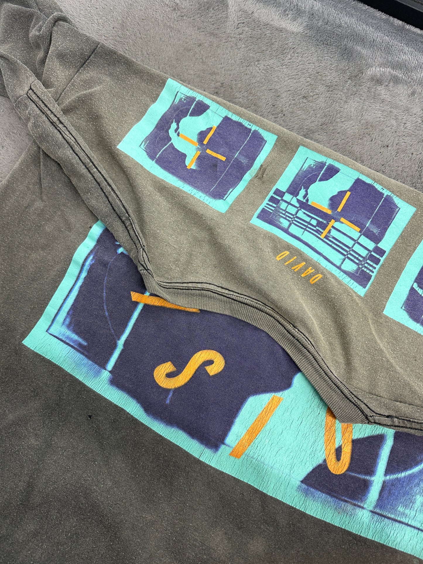 [OS] 1990' David Bowie Sound+Vision World Tour Faded Tee