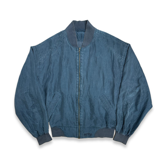 [52] 80s HUGO BOSS Silk Bomber Jacket