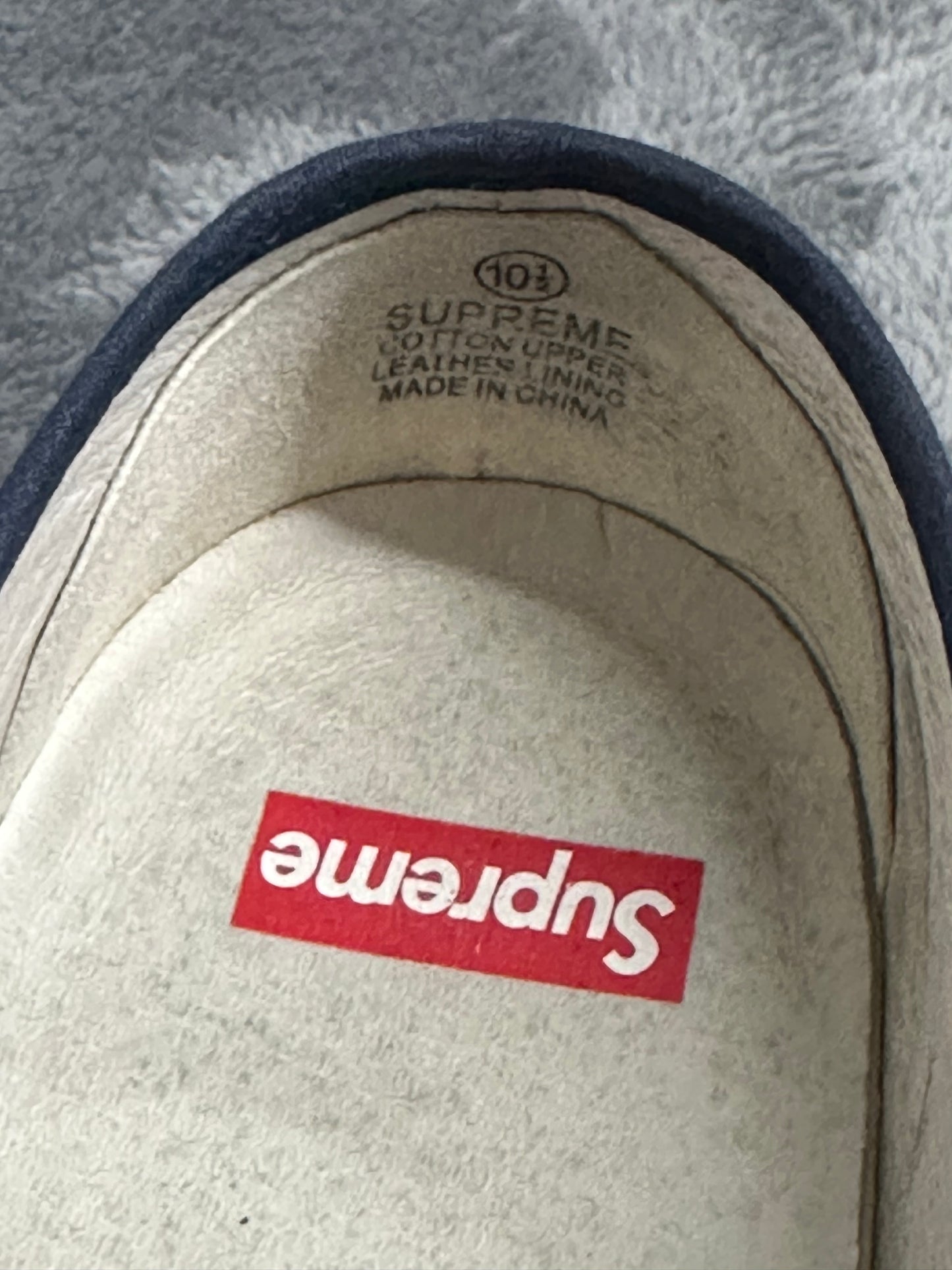 [US 10.5] 09ss Supreme Canvas Shoes