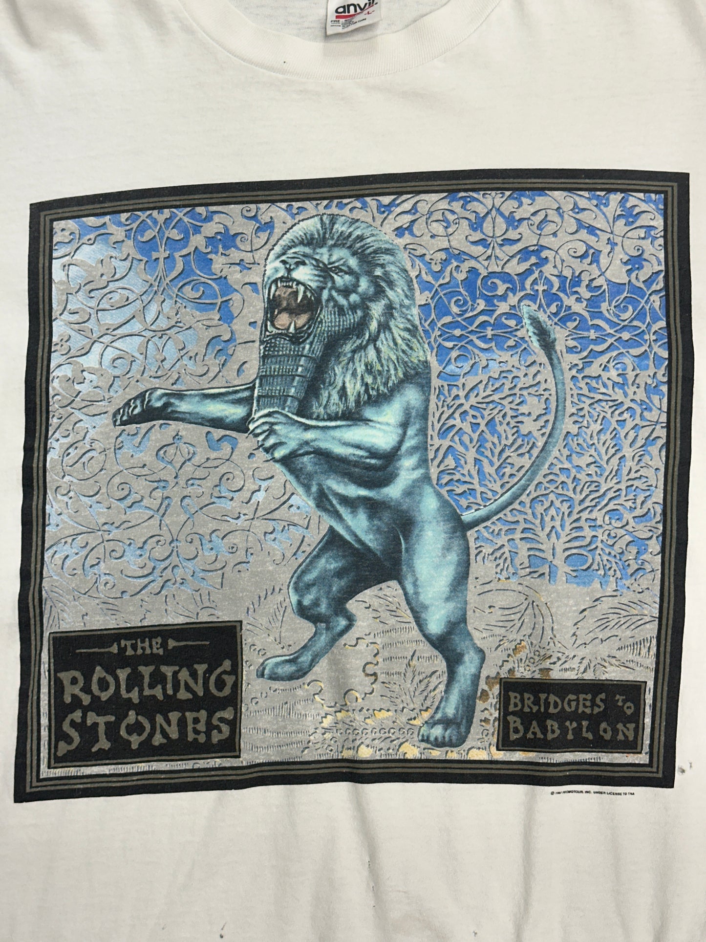 [L] 1997' Rolling Stones Bridged to Babylon Tour Tee