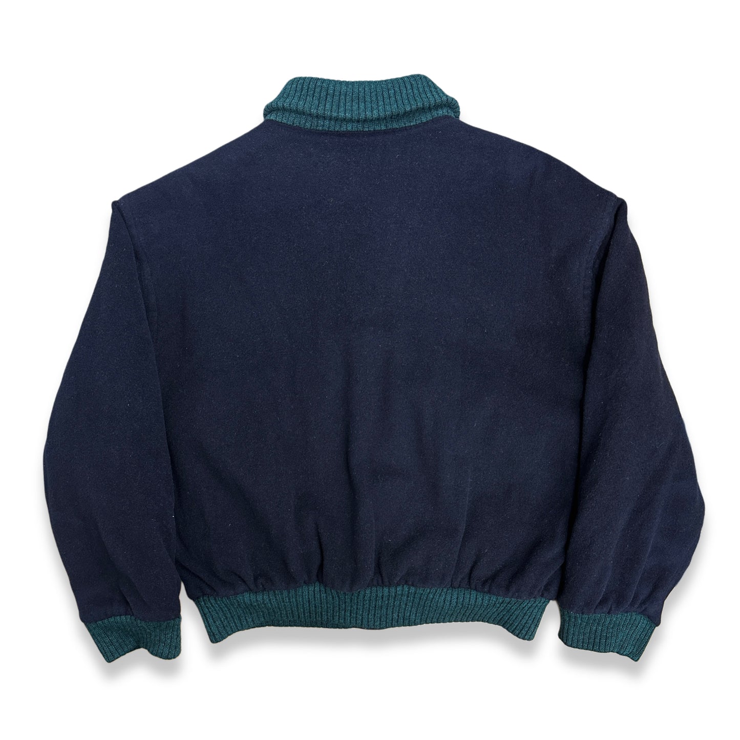 [XL] 80s HUGO BOSS Wool/Cashmere Bomber Jacket