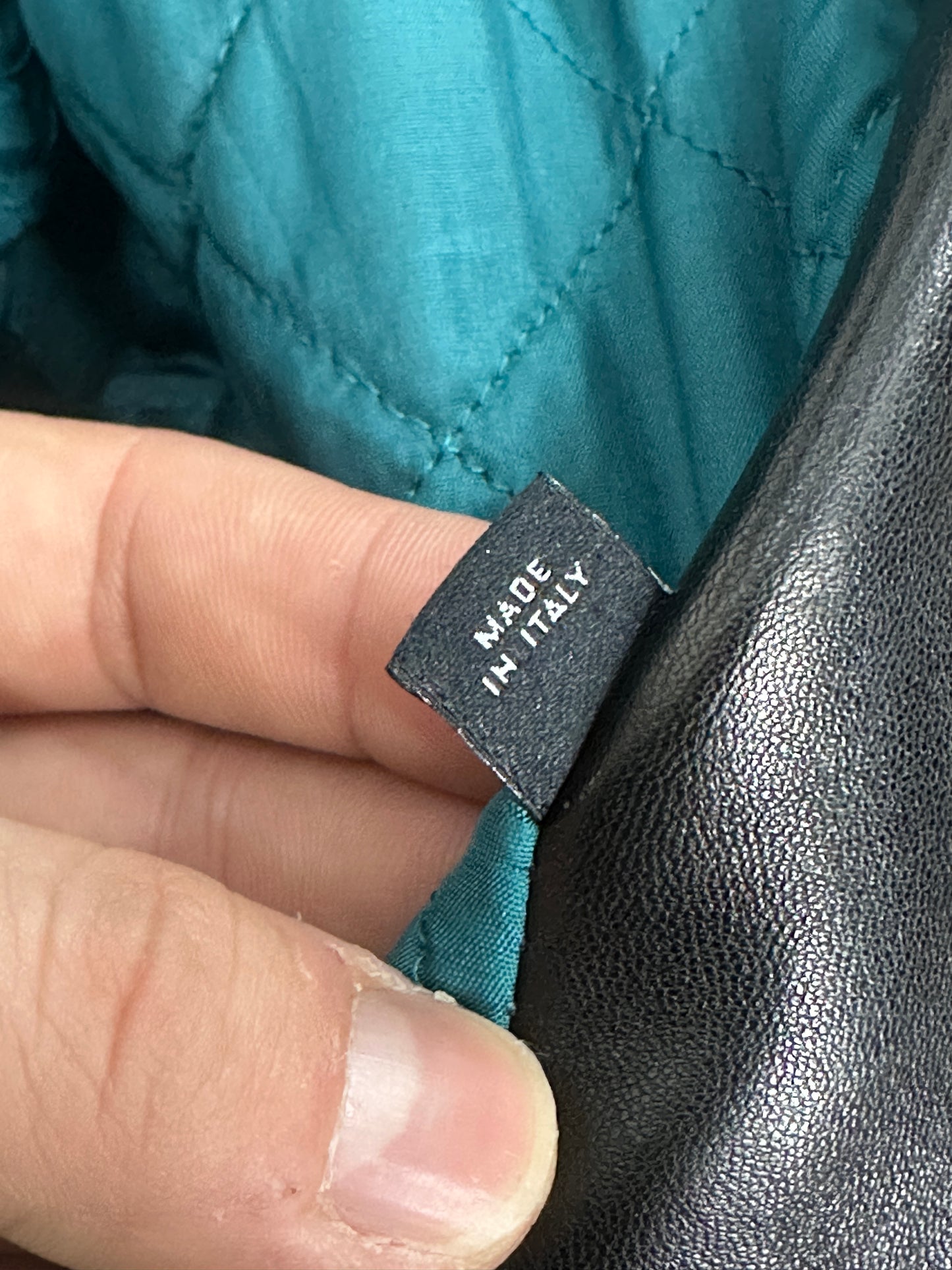 [L] 2000' Dolce&Gabbana Leather Bomber Jacket