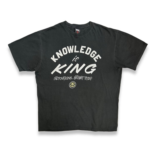 [L] 00s Stussy 'Knowledge is King' Tee